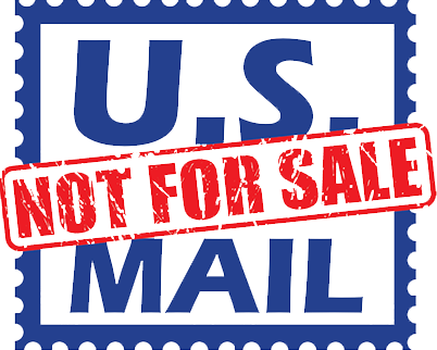 US Mail Not For Sale Logo